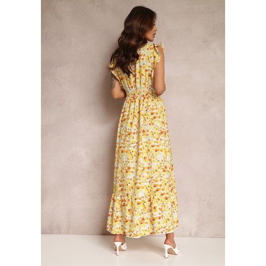 Żółta Sukienka Kassele Renee M okazja renee.pl