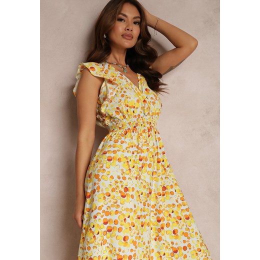 Żółta Sukienka Kassele Renee M renee.pl okazja