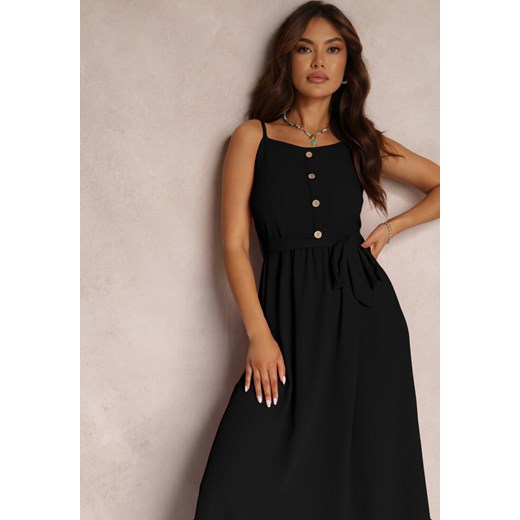 Czarna Sukienka Fadan Renee M okazja renee.pl