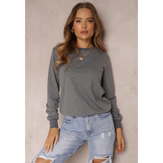 Ciemnoszara Bluza Sofaris ze sklepu renee.pl w kategorii Bluzy damskie - zdjęcie 179846659