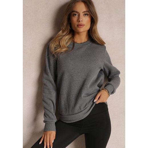Ciemnoszara Bluza Diyo ze sklepu renee.pl w kategorii Bluzy damskie - zdjęcie 179847968