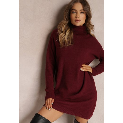 Bordowa Sukienka Milana Renee ONE SIZE wyprzedaż renee.pl