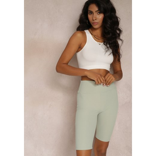 Jasnozielone Kolarki Hysali ze sklepu renee.pl w kategorii Szorty - zdjęcie 179869229