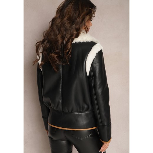 Renee kurtka damska krótka czarna bez kaptura 