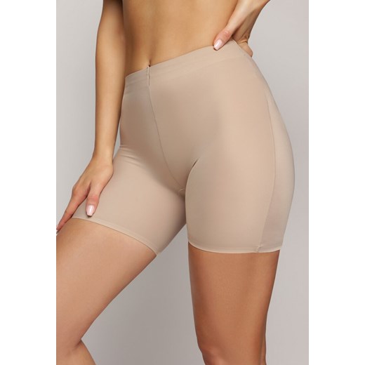 Beżowe Elastyczne Majtki Modelujące High Waist Swierisa ze sklepu renee.pl w kategorii Bielizna wyszczuplająca - zdjęcie 179881386