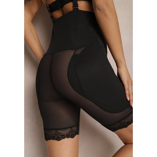 Czarne Majtki Modelujące High Waist z Szelkami i Push-Upem Tarenna Renee L renee.pl okazja