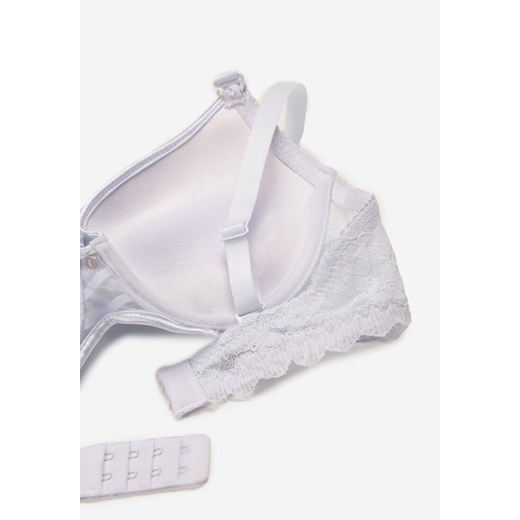 Biały Biustonosz Push-Up z Subtelną Koronką Alenmdra Renee 80B okazyjna cena renee.pl