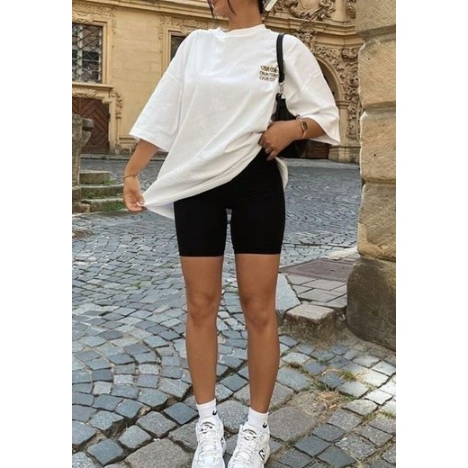 Czarne Sportowe Szorty Kolarki Prążkowane High Waist Steiama ze sklepu renee.pl w kategorii Szorty - zdjęcie 179894808