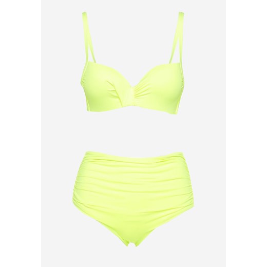Jasnozielone Bikini Usztywniany Biustonosz na Regulowanych Ramiączkach i Majtki Renee 40 renee.pl