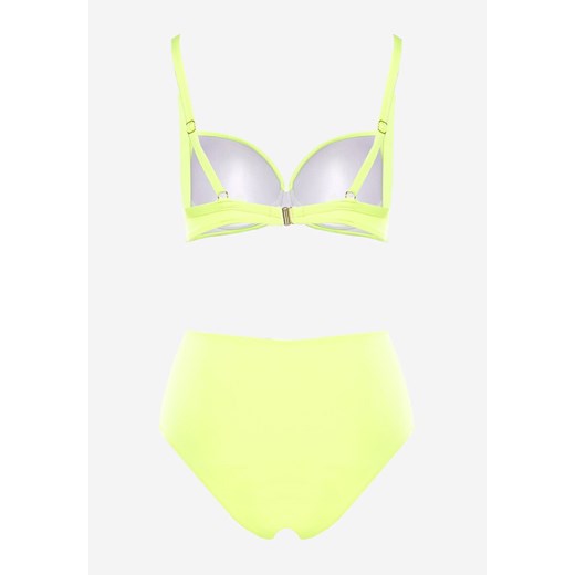 Jasnozielone Bikini Usztywniany Biustonosz na Regulowanych Ramiączkach i Majtki Renee 40 renee.pl