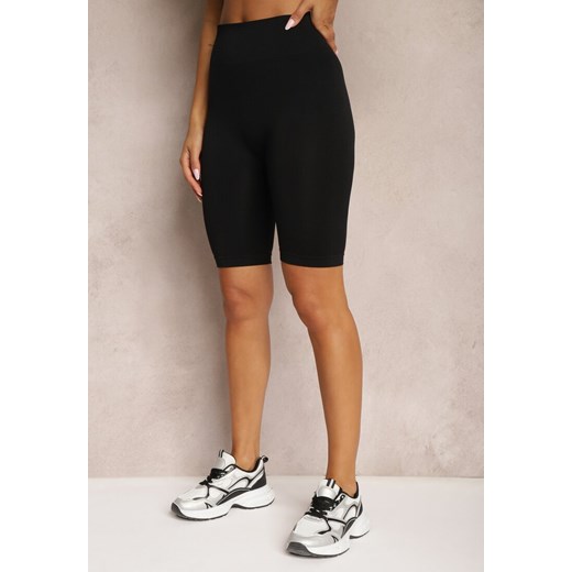 Czarne Kolarki Szorty High Waist Vimalines Renee S okazyjna cena renee.pl