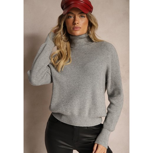 Renee sweter damski elegancki z golfem 