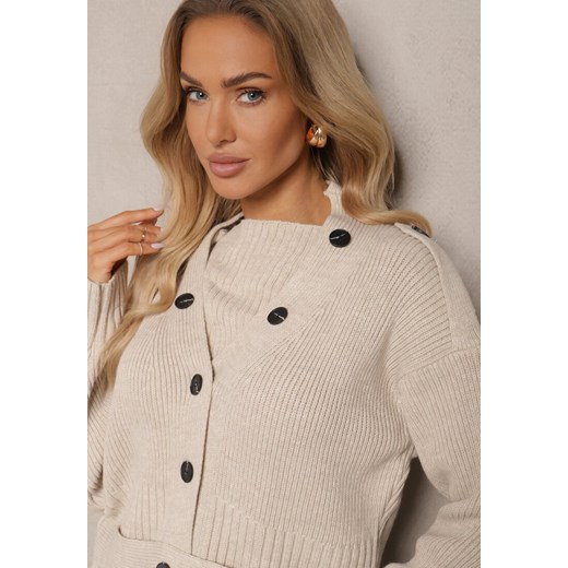 Sweter damski Renee z okrągłym dekoltem 