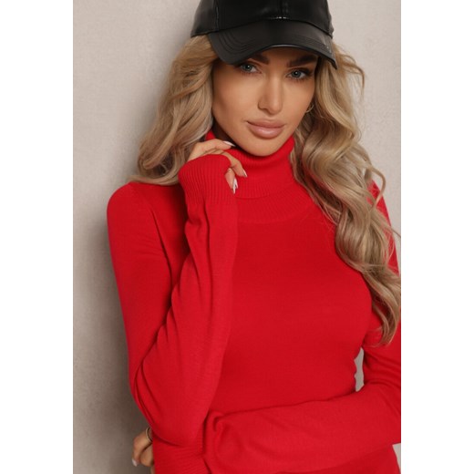 Czerwony Golf o Klasycznym Fasonie Portiana Renee S okazja renee.pl