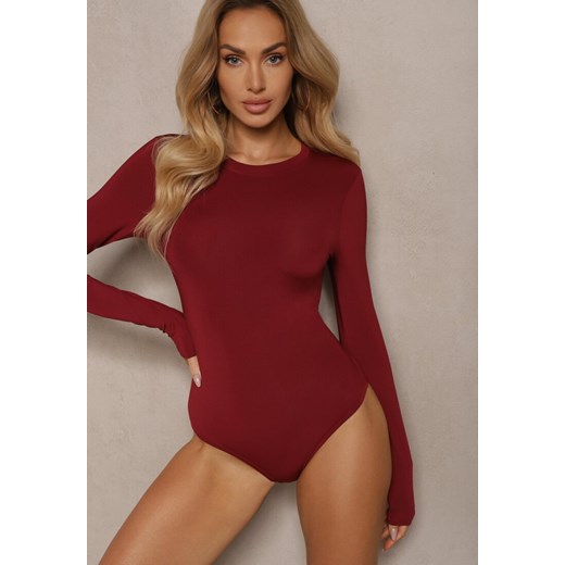 Bordowe Body Glorya ze sklepu renee.pl w kategorii Bluzki damskie - zdjęcie 179932328