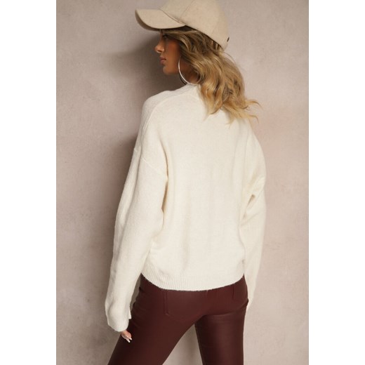 Sweter damski Renee z okrągłym dekoltem 