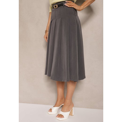 Spódnica Renee z wiskozy elegancka midi 