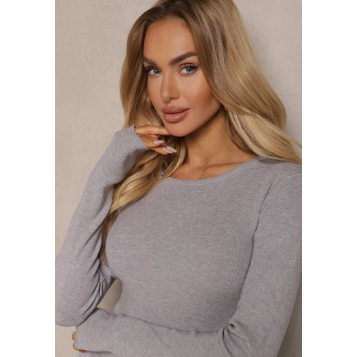 Sweter damski Renee z okrągłym dekoltem 