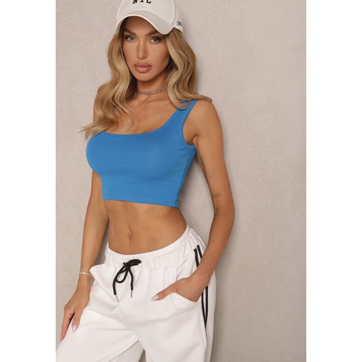 Bluzka damska Renee casual z okrągłym dekoltem
