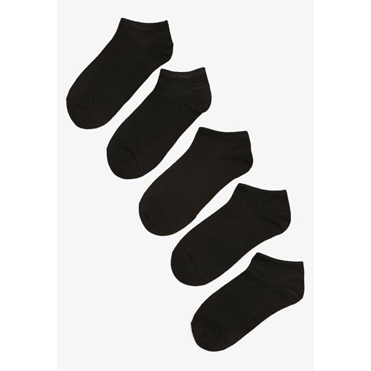 Czarne Skarpety Typu Stopki z Bawełny 5-Pack Arririda ze sklepu renee.pl w kategorii Skarpetki damskie - zdjęcie 179954108