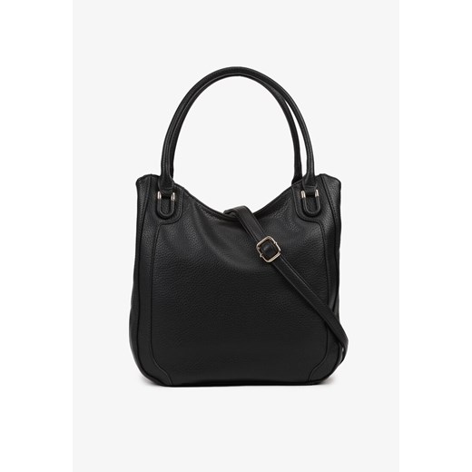 Czarna Torebka o Fasonie Shopper Haladria ze sklepu renee.pl w kategorii Torby Shopper bag - zdjęcie 179958168