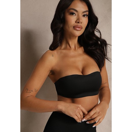 Czarny Biustonosz Typu Balkonetka Bez Fiszbin Zenzedi ze sklepu renee.pl w kategorii Biustonosze - zdjęcie 179963895