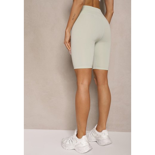 Jasnozielone Szorty Kolarki High Waist Ellisovia Renee XL okazyjna cena renee.pl