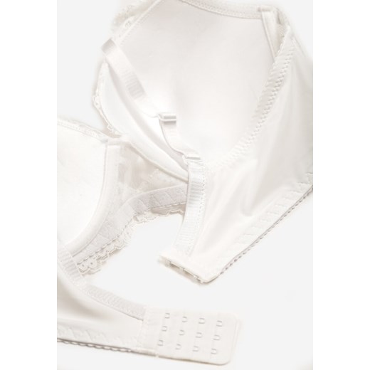 Jasnobeżowy Biustonosz Lekko Usztywniany z Koronką Labria 90D okazyjna cena born2be.pl