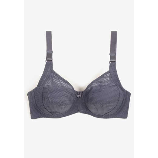 Granatowy Biustonosz Full Cup ze Zdobieniem Zileviana 85DD okazyjna cena born2be.pl