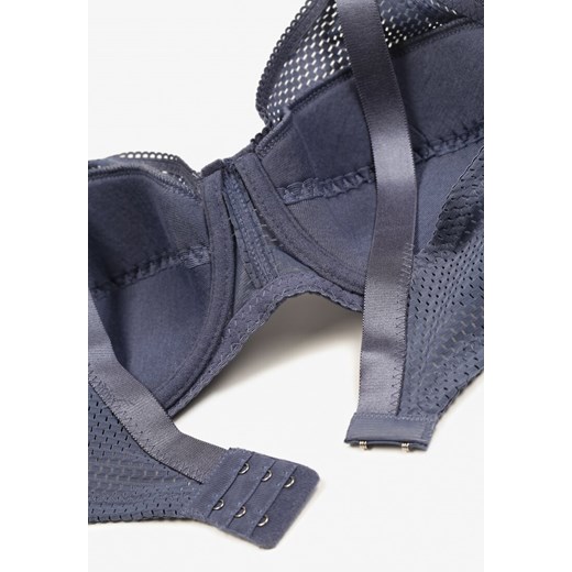 Granatowy Biustonosz Full Cup ze Zdobieniem Zileviana 85DD born2be.pl promocja