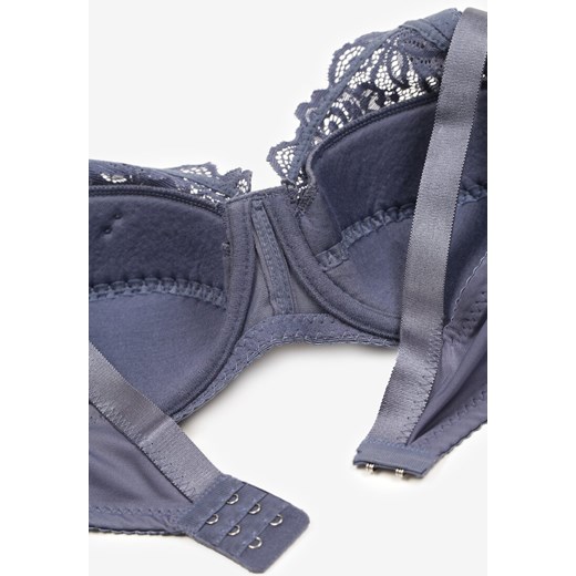 Granatowy Biustonosz Typu Full Cup z Regulowanymi Ramiączkami Vikiisian 95D born2be.pl promocyjna cena