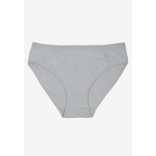 Jasnoniebieskie Bawełniane Majtki w Stylu Fig Talivira ze sklepu born2be.pl w kategorii Majtki damskie - zdjęcie 180132688