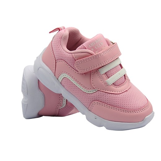 Buty dziecięce sportowe różowe American Club WT 105/22 ze sklepu ulubioneobuwie w kategorii Buty sportowe dziecięce - zdjęcie 180167427