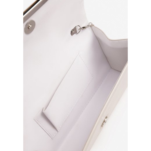 Biała Torebka Wieczorowa Kopertówka z Odczepianym Łańcuszkiem Rinnielle Renee ONE SIZE okazyjna cena renee.pl