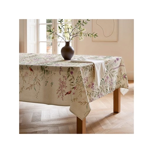 Mint Rugs Obrus &quot;Natural Mariela&quot; w kolorze kremowo-zielono-fioletowym ze sklepu Limango Polska w kategorii Obrusy i bieżniki - zdjęcie 180173176