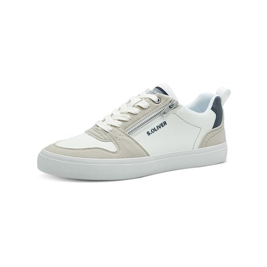 s.Oliver Sneakersy w kolorze biało-beżowym ze sklepu Limango Polska w kategorii Buty sportowe męskie - zdjęcie 180173548