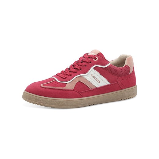 s.Oliver Sneakersy w kolorze biało-czerwono-jasnoróżowym ze sklepu Limango Polska w kategorii Trampki damskie - zdjęcie 180173666