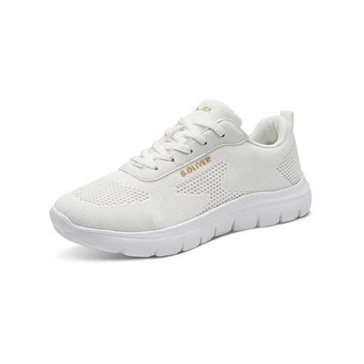 Buty sportowe damskie S.Oliver sneakersy białe płaskie