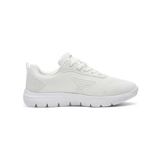 Białe buty sportowe damskie S.Oliver sneakersy płaskie sznurowane