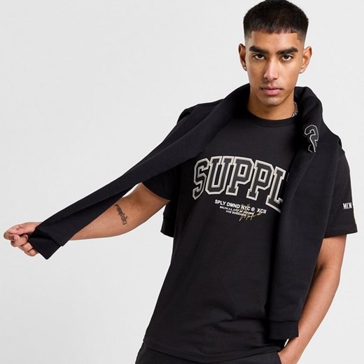 SUPPLY & DEMAND T-SHIRT RING TEE BLK Supply & Demand L okazja JD Sports