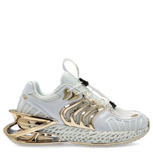 Sneakersy premium - PLEIN SPORT SADS USC0434 BIAŁE ze sklepu Tymoteo.pl - sklep obuwniczy w kategorii Buty sportowe damskie - zdjęcie 180175628