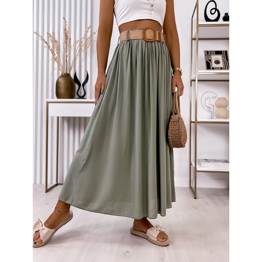 spódnica bellevue khaki one size ze sklepu UBRA w kategorii Spódnice - zdjęcie 180177225