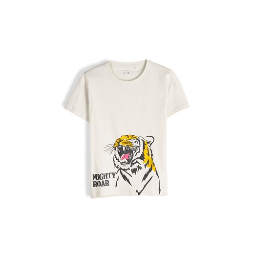 GATE Bawełniana koszulka z nadrukiem 8Y ze sklepu gateshop w kategorii T-shirty chłopięce - zdjęcie 180179679