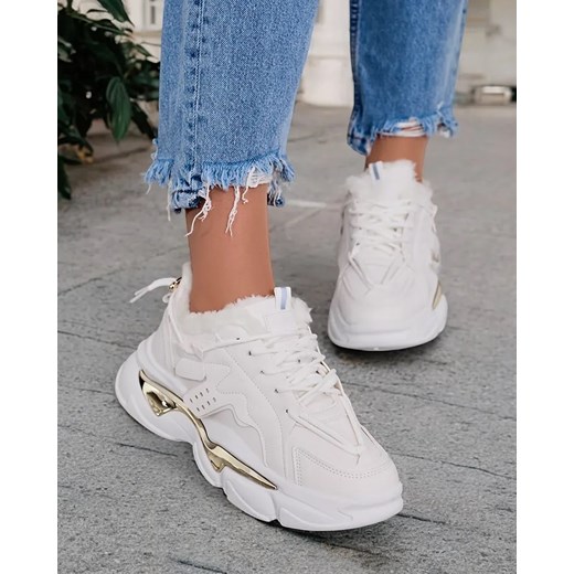 Royalfashion Ocieplane sneakersy damskie Noxxic ze sklepu royalfashion.pl w kategorii Buty sportowe damskie - zdjęcie 180183156