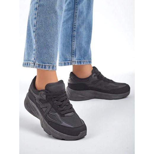 Royalfashion Sportowe sneakersy damskie na grubszej podeszwie Moderax ze sklepu royalfashion.pl w kategorii Buty sportowe damskie - zdjęcie 180184037