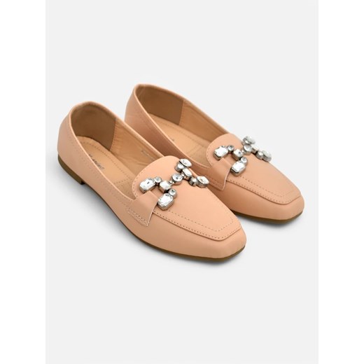 Royalfashion Damskie mokasyny z cyrkoniami Lecilla ze sklepu royalfashion.pl w kategorii Mokasyny damskie - zdjęcie 180184256