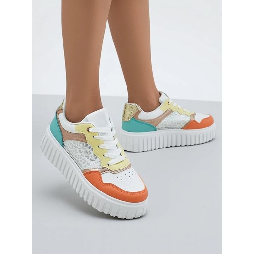 Royalfashion Sportowe sneakersy damskie na platformie Panterr ze sklepu royalfashion.pl w kategorii Buty sportowe damskie - zdjęcie 180184725