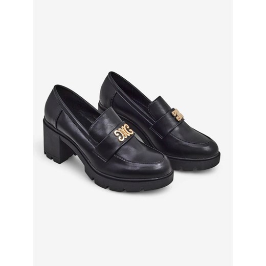 Royalfashion Mokasyny damskie na obcasie Blascos ze sklepu royalfashion.pl w kategorii Mokasyny damskie - zdjęcie 180185988