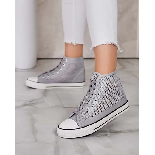 Royalfashion Damskie ażurowe trampki Nizzef ze sklepu royalfashion.pl w kategorii Trampki damskie - zdjęcie 180186676