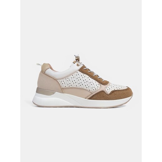 Royalfashion Sneakersy damskie na koturnie Zerrni ze sklepu royalfashion.pl w kategorii Buty sportowe damskie - zdjęcie 180186839
